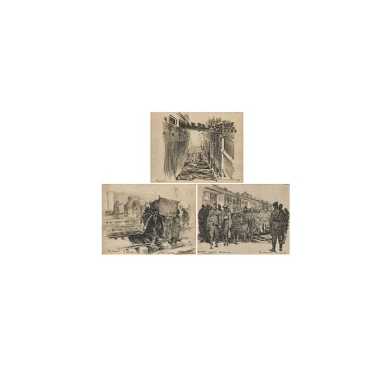 Three Works: Untitled by Robert Riggs, 1918