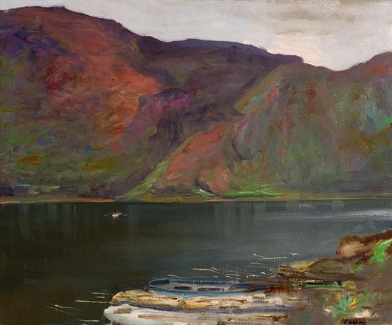 Glendalough, Ireland by John Lavery, 1924
