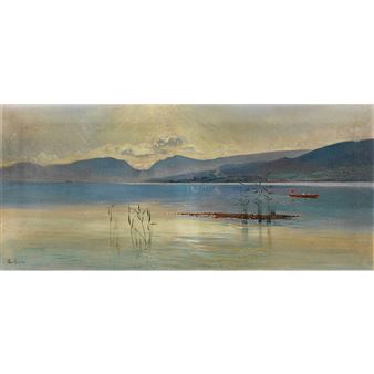 Lac de Neuchâtel. - Louis Constant Guillaume