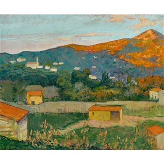 "Nice. Mont Chauve". - Léon Giran-Max