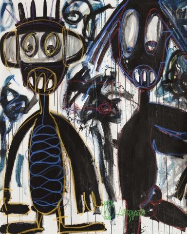 Sans titre by Aboudia, 2015