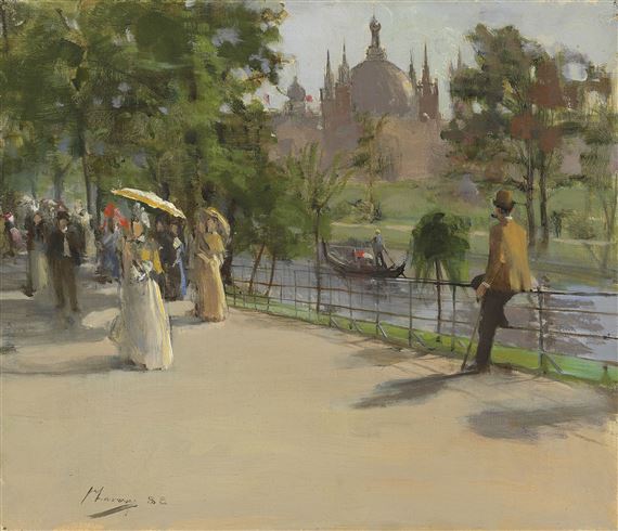The Glasgow International Exhibition by John Lavery, 1888