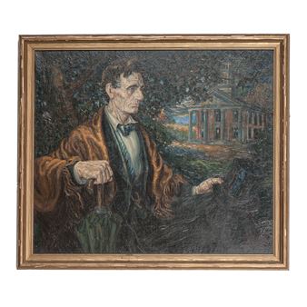 Stylized Painting of Abraham Lincoln - Raymond Warren