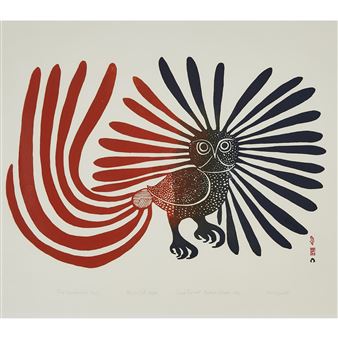 THE ENCHANTED OWL - Kenojuak Ashevak