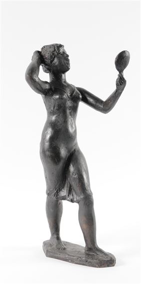 Standing Female with Mirror by Albert Stürchler