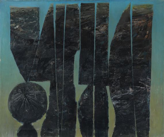 Black Figures by Emanuel Jacob, 1958