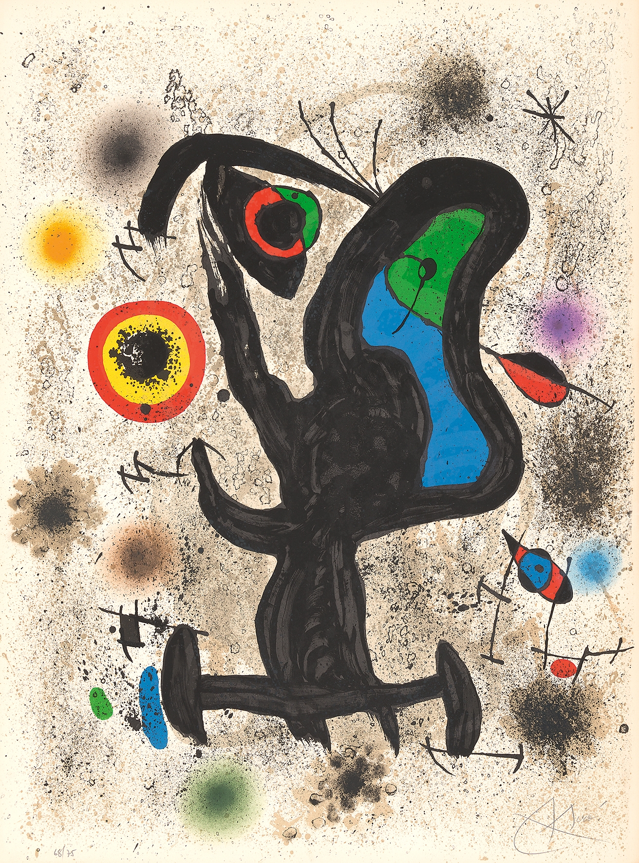 Joan Miró | Sheet from Unesco (1971) | MutualArt