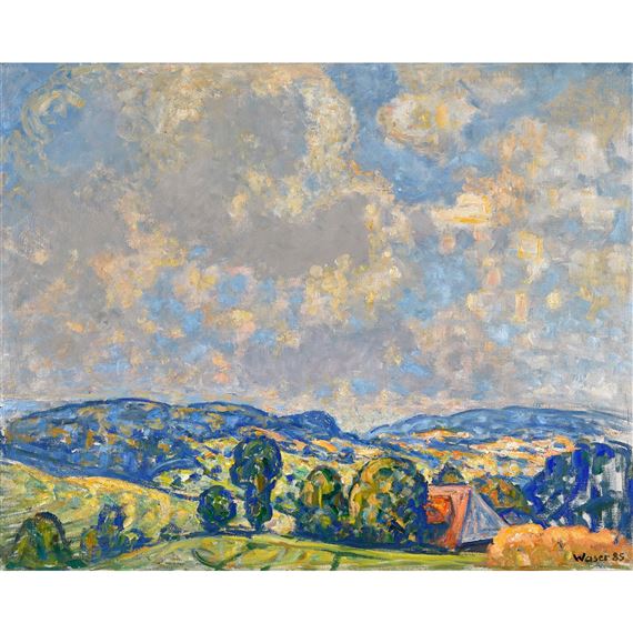 Sommerhimmel (Leimiswil) by Heini Waser, 1985