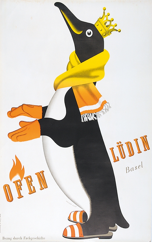 Ofen Lüdin Basel by Herbert Leupin, 1942