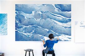 Ephemeral Antarctica Landscapes: New Works by Zaria Forman