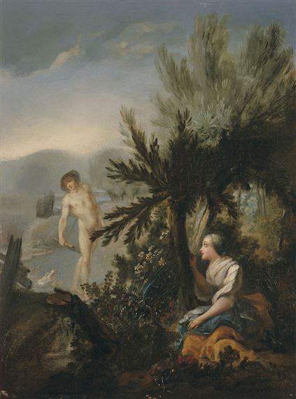 Le cas de conscience by Gabriel Jacques de Saint-Aubin
