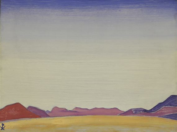 DESERT LANDSCAPE by Nicholas Roerich