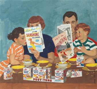 This Tasty Assortment of Cereals Spells 'Vacation' from Breakfast Problems - Richard Sargent