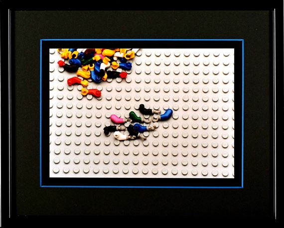 Sterty Protez, Z Cyklu: Lego. Oboz Koncentracyjny (Egzemplarz Autorski) by Zbigniew Libera, 1996