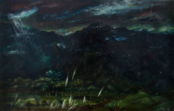 Storm in the Wahgi Valley, New Guinea by William Dobell, 1951