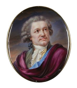 PORTRAIT OF COUNT ALEXANDER SERGEEVICH STROGANOFF (1733-1811) - Nicolas Soret