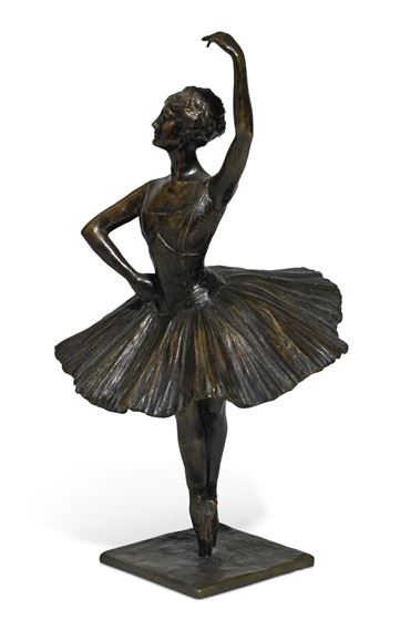 Arabesque sur la pointe (Maria Gorschkowa) by Boris Oscarovich Frödman-Cluzel, 1910