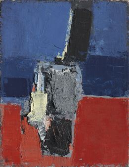 Study for Painting Blue and Red - Peter Kinley