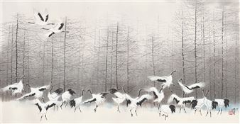Dancing in Snow - Lin Hukui