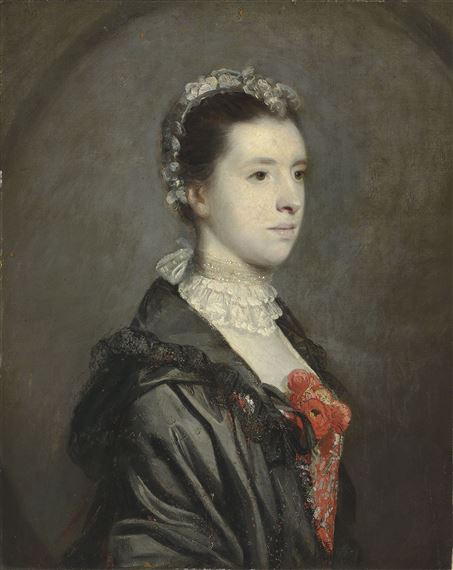 Portrait of Mrs. Anne of Shaw House, née Penrose, bust-length Andrews by Sir Joshua Reynolds, 1785
