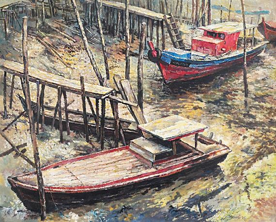 Yong Khek Cheong | Fishing Boats (2005) | MutualArt