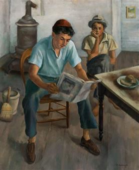 Reading the News - Elise W. Bacharach