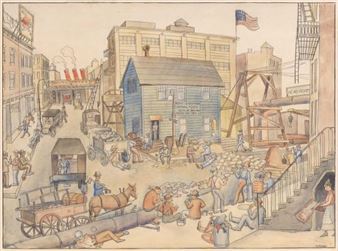 Lunch Break, Westside, New York - Lauretta Sondag