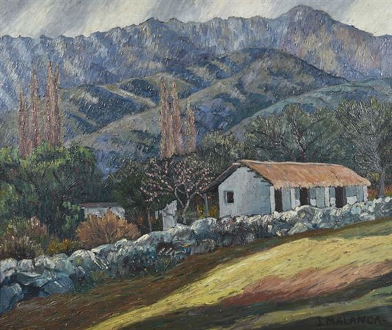 PAISAJE CON RANCHO by José Malanca