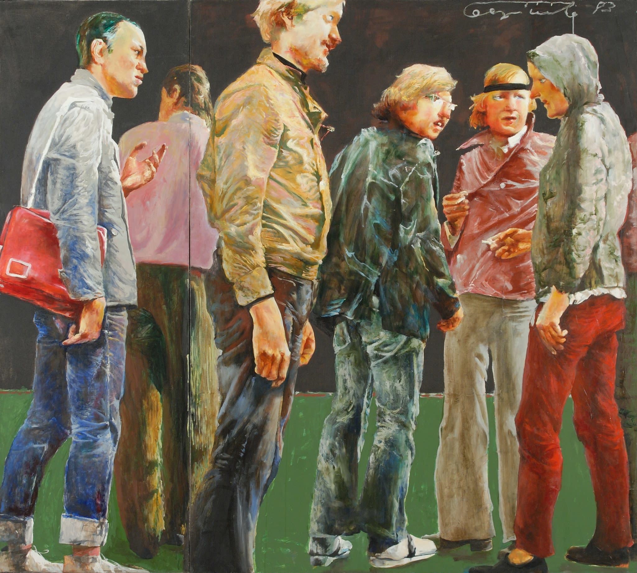 Artwork by Sergey Basilev, Once Upon a Road, Made of Oil on canvas