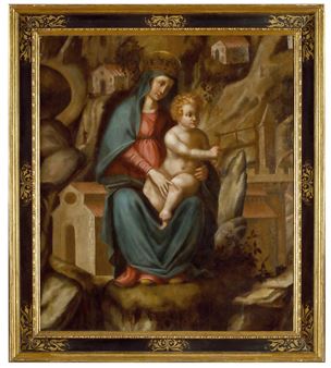 Madonna of Montserrat - Agostino Ghirlanda