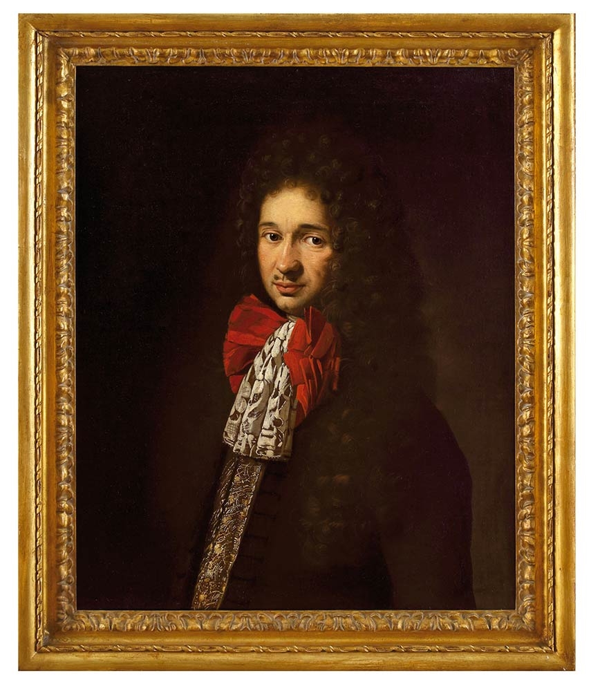 Artwork by Salomone Adler, Portrait of a gentleman, Made of Oil on canvas