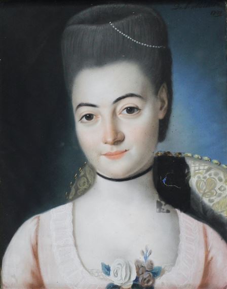 Portrait d'élégantes by Joseph de Saint-Michel, circa 1772