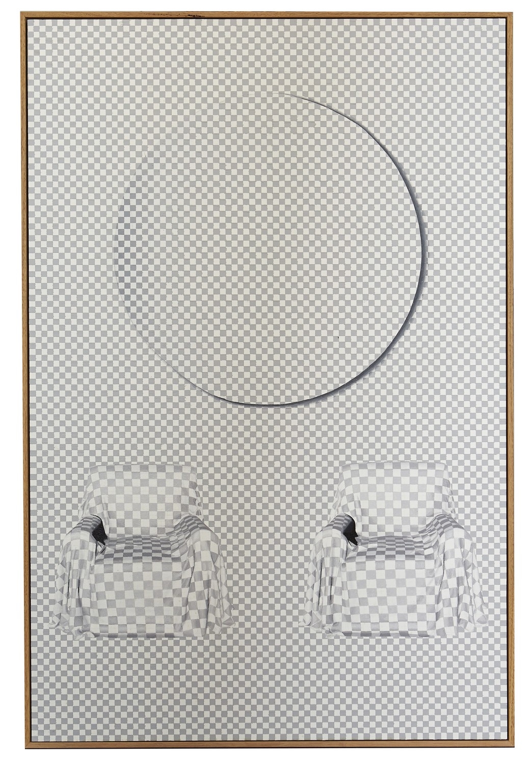 Artwork by Hamishi Farah, Roomy, Made of acrylic on board