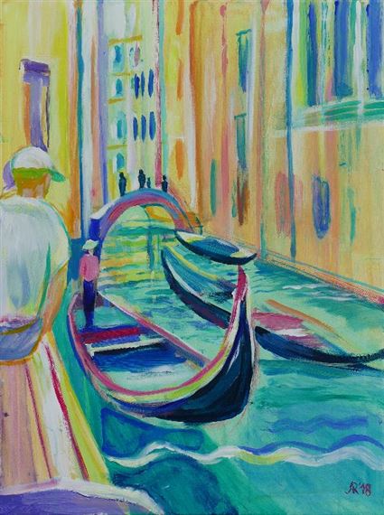 Anke Rische | Venedig-Blick (2018) | MutualArt