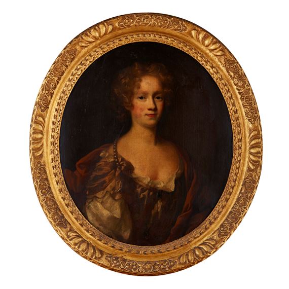 John Riley | PORTRAIT OF A LADY WITH PEARLS | MutualArt