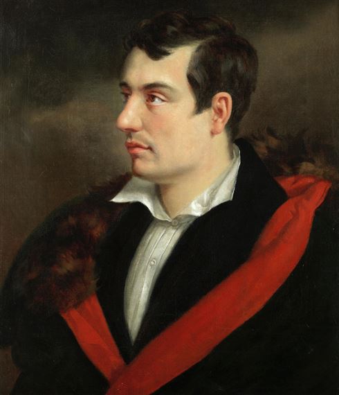 Samuel Drummond Portrait Of The Poet George Gordon Byron Bust Length Mutualart