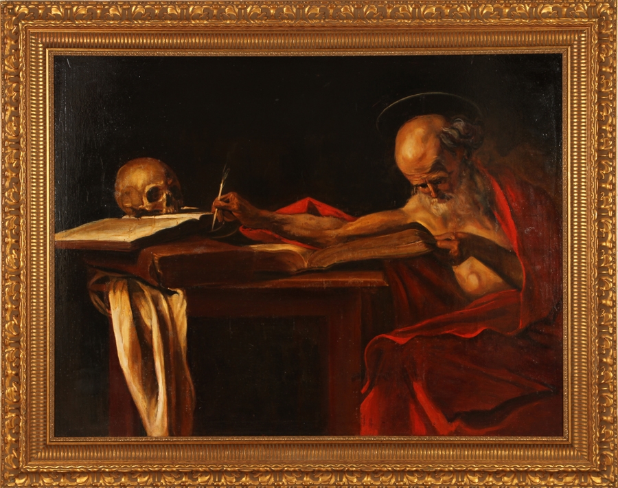 Caravaggio | Saint Jerome Writing | MutualArt