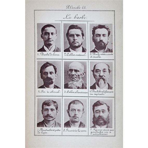 Alphonse Bertillon Identification anthropométrique (1893) MutualArt