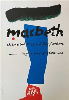 Affiches (voor Toneelgroep De Appel, 1973-2000) - Jan Bons