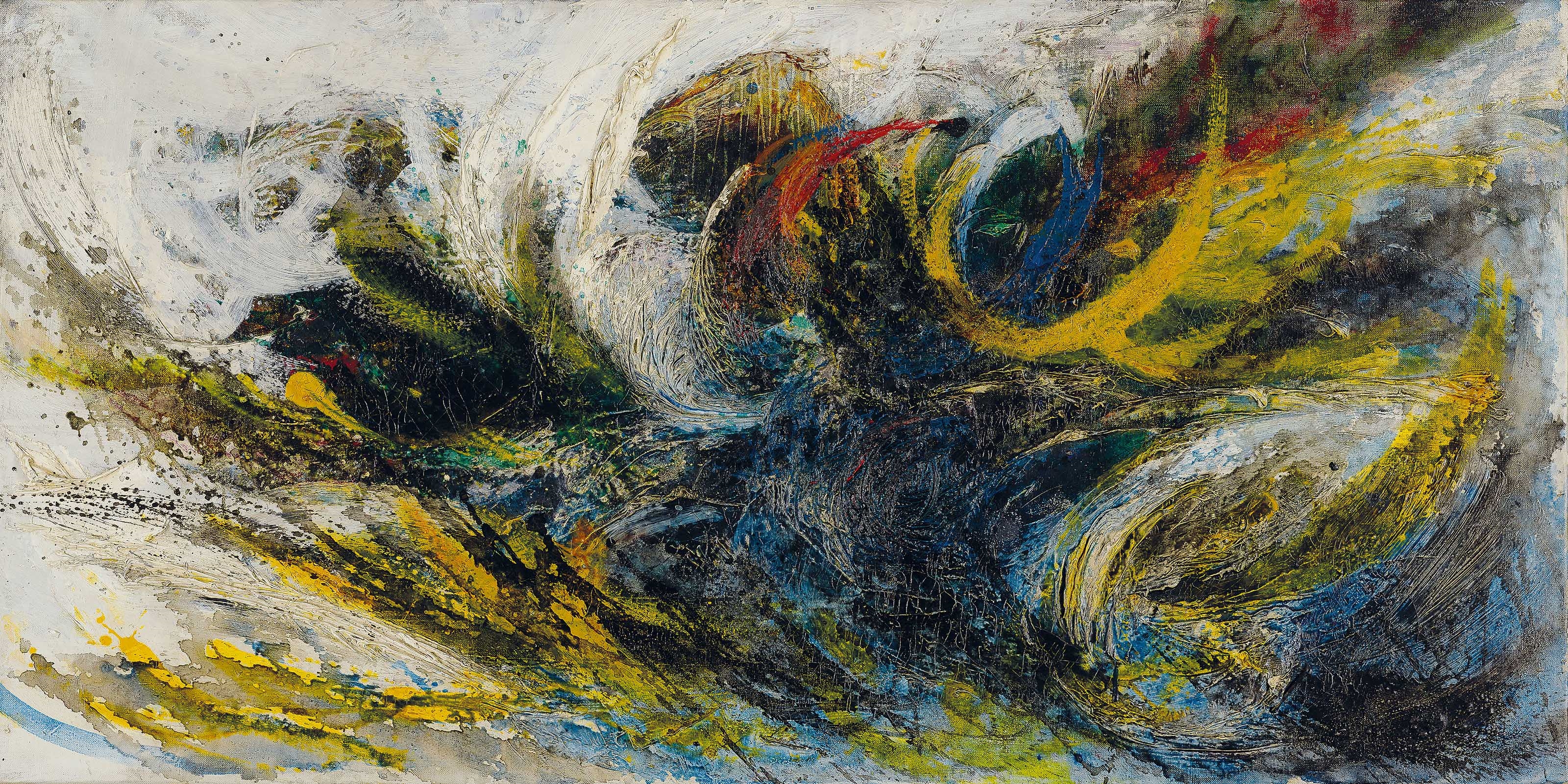 Artwork by Hisao Domoto, Untitled, Made of oil on canvas