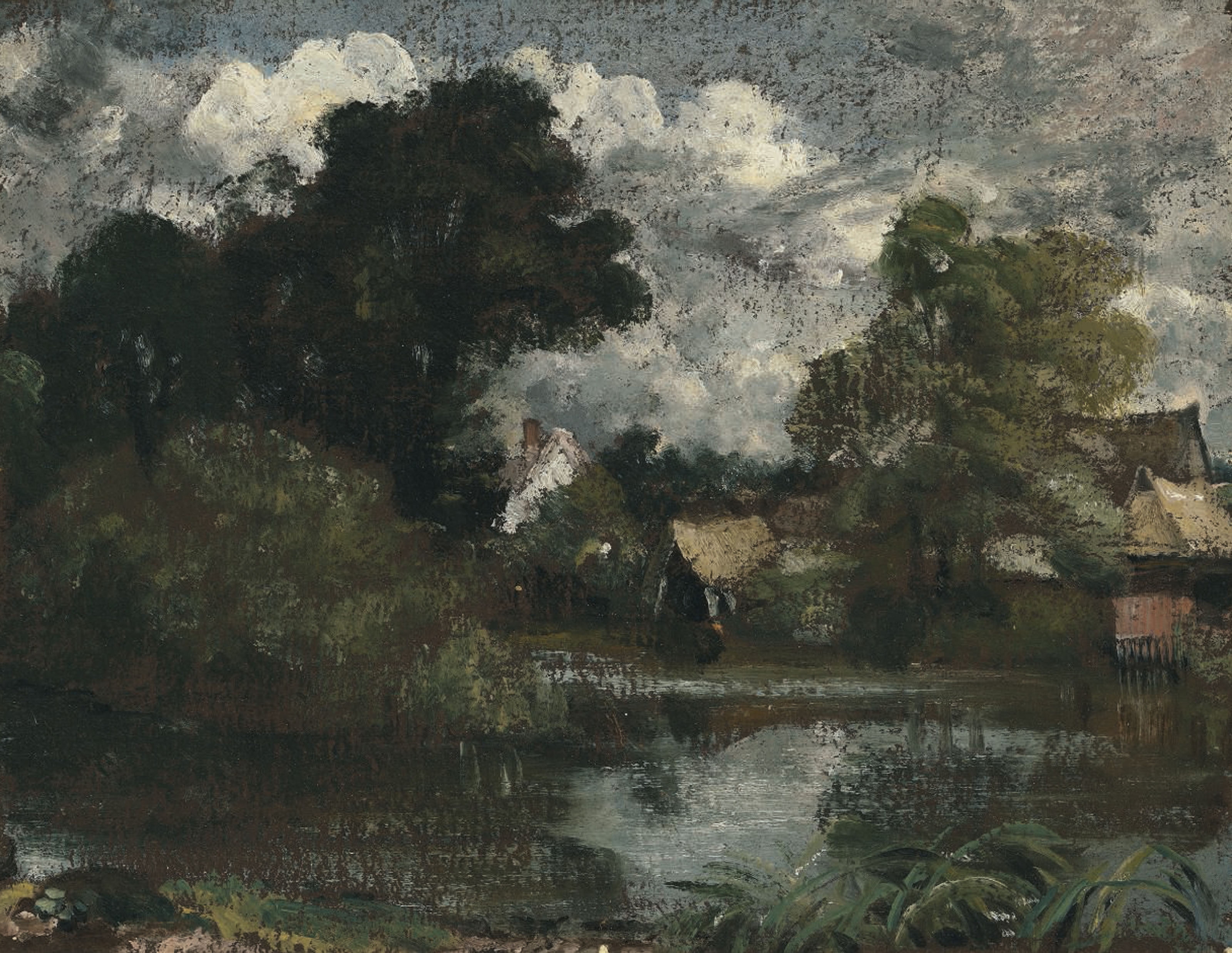A study for The White Horse by John Constable
