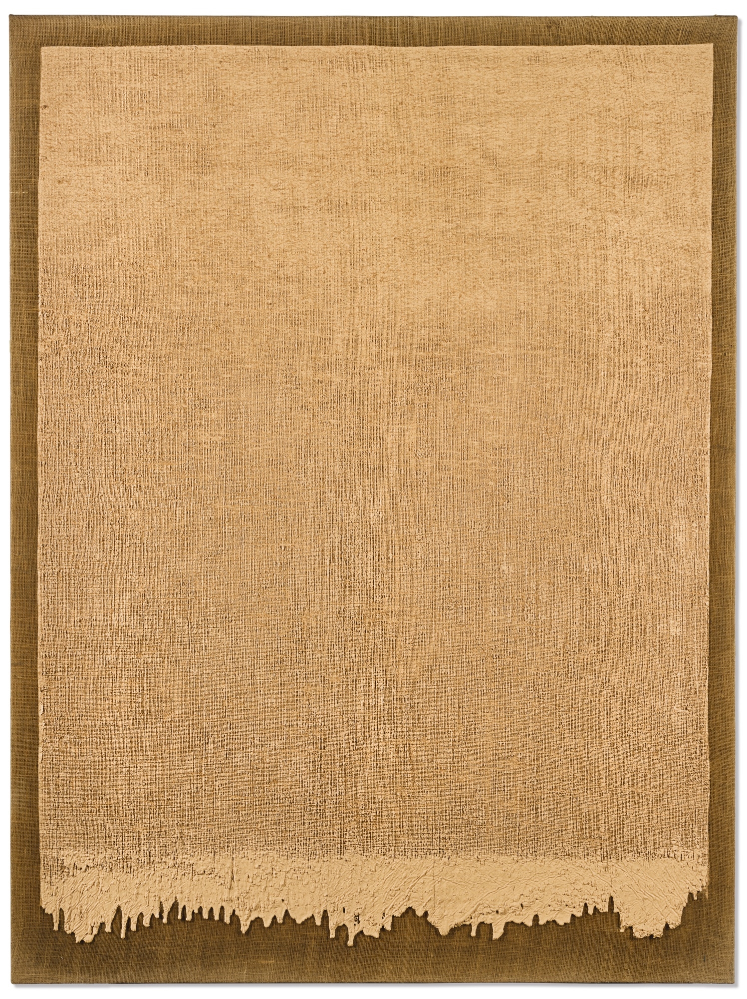 Artwork by Ha Chong-Hyun, CONJUNCTION 77-12, Made of oil on hemp cloth