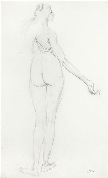 Female Nude by Augustus Edwin John