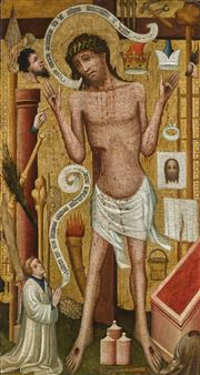 CHRIST AS THE MAN OF SORROWS - Master of the Holy Kinship