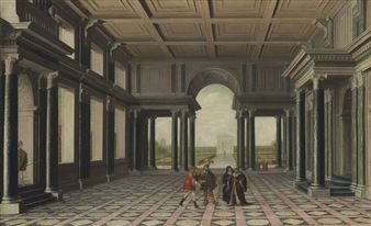 David as a young man in the Israelite army camp being brought before Saul - Pieter Willemsz van der Stock