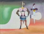Surrealistische Komposition by Gabriel Pellon, 1970