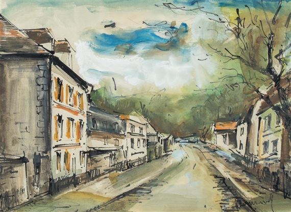 Village by Maurice de Vlaminck