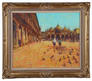 St Mark's Square, Venice by John Mackie, 1996