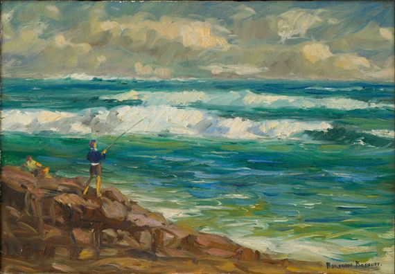 Fisherman on Rocks by Willem Boshoff