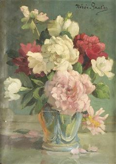 Bouquet de roses - Jane Nérée-Gautier